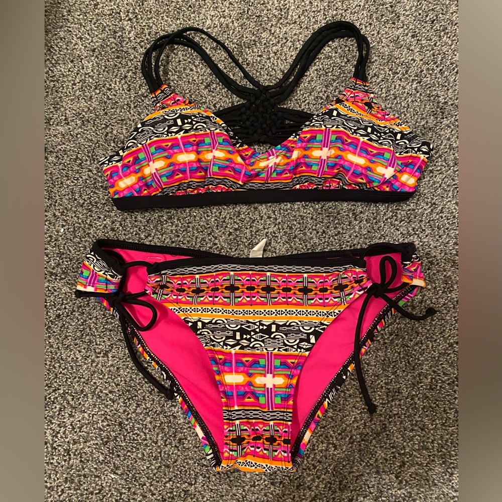floral swimwear two pieces 👙